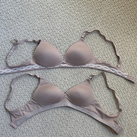 Warner's Seamless Brown Bra Set - Picture 1 of 3